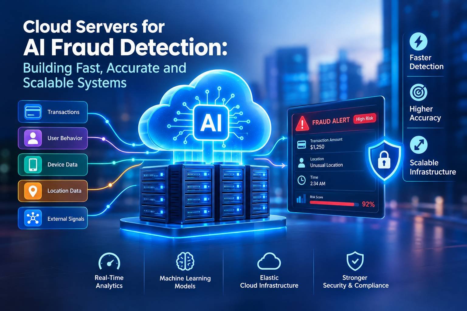 Cloud Servers for AI Fraud Detection: Building Fast, Accurate and Scalable Systems