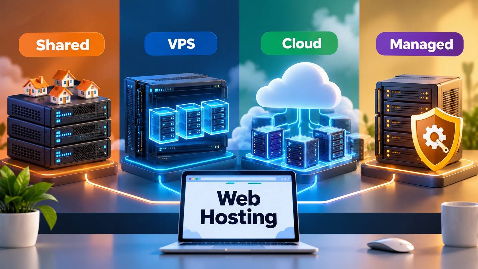 How to Choose Web Hosting: Shared vs VPS vs Cloud vs Managed