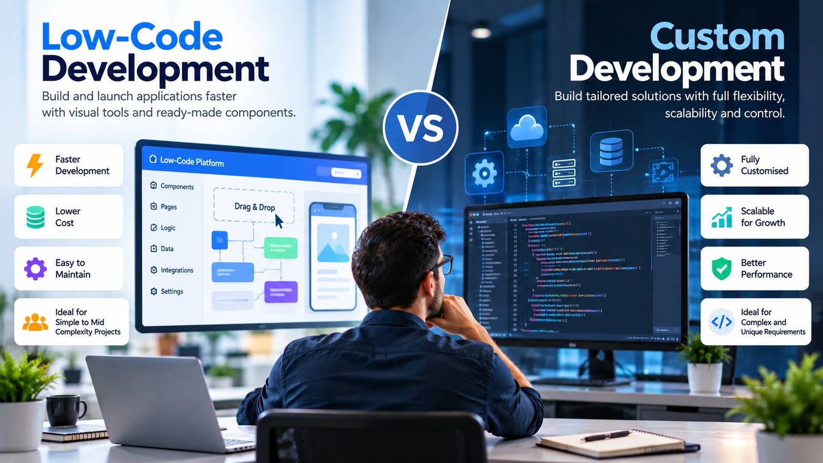 Low-Code vs Custom Development: Which Is Right for Your Project?